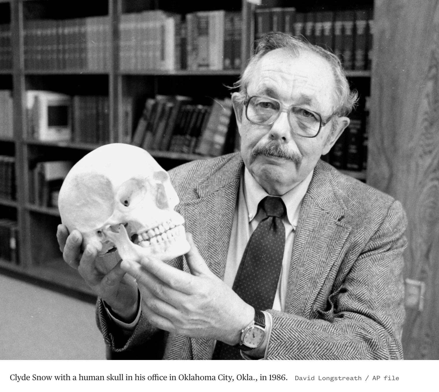 Clyde C. Snow PhD- University of Oklahoma, FAA, International Humanitarian Forensics